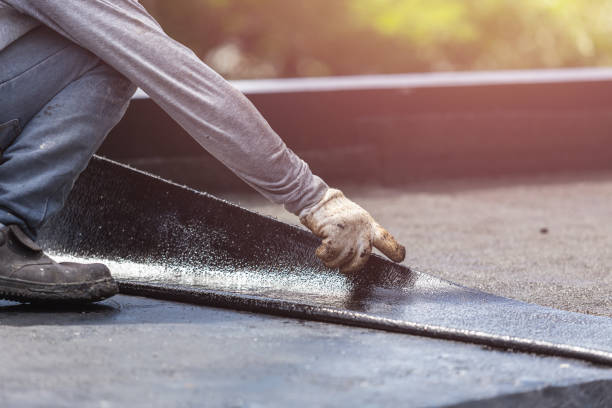 Professional Waterproofing technician working in Marion, NC